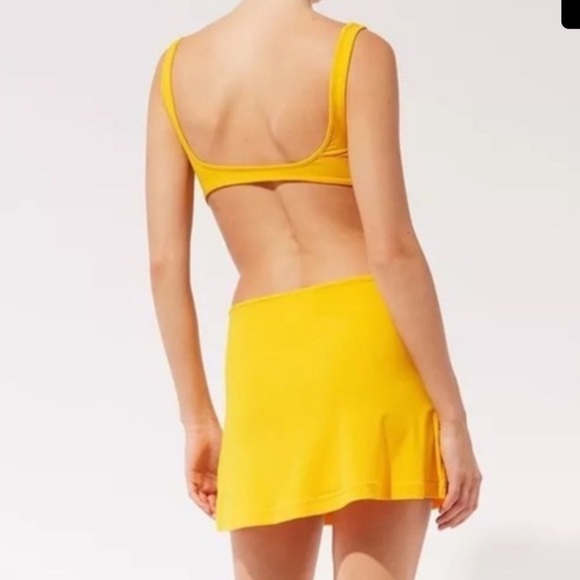The Bailey Mini Dress in Butterscotch
SOLID & STRIPED Yellow Cut-Out Mini Dress - Picture 2 of 2